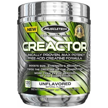 MuscleTech 100% de creatina - Performance Series Creactor de los Suplementos Dietéticos no aromatizados 120 Porciones