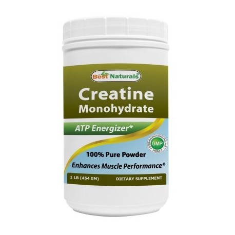 Best Naturals monohidrato de creatina 1 Lb polvo puro