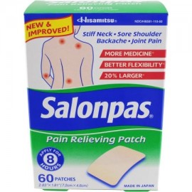 Salonpas para aliviar el dolor Patch - 60 CT