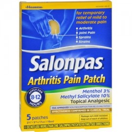 Paquete de 2 - Salonpas dolor de la artritis Parches Cada 5