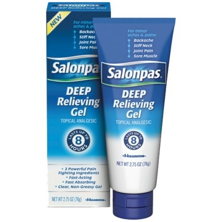 Salonpas Profundo Relieving Gel 275 oz (Pack de 2)