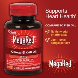 Schiff MegaRed 350 mg omega-3 Krill Oil Softgels 130 Ct