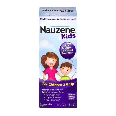 Nauzene niños para las náuseas y Malestar Sabor Tummies natural de uva 40 onzas líquidas