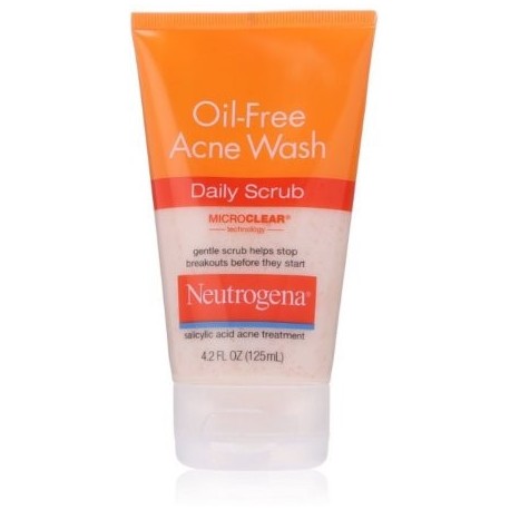 Paquete de 4 - Neutrogena Oil-Free Acne Wash Daily Scrub 420 oz