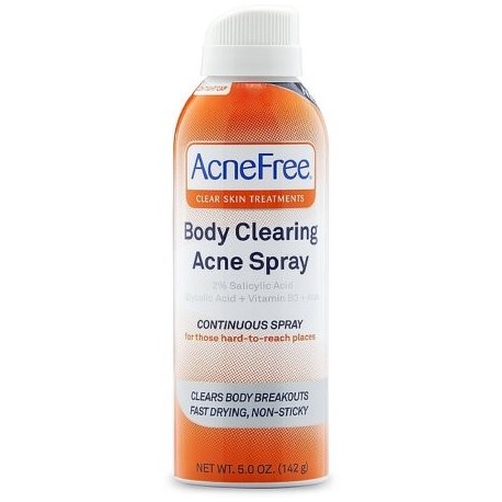 AcneFree Cuerpo limpieza de acné 5 de pulverización oz (Pack de 3)