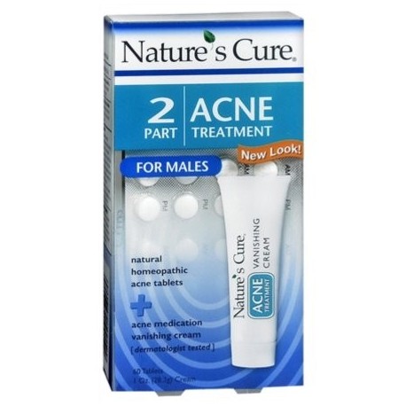 Nature's Cure Parte 2 para el tratamiento del acné Los machos 1 Cada (paquete de 4)