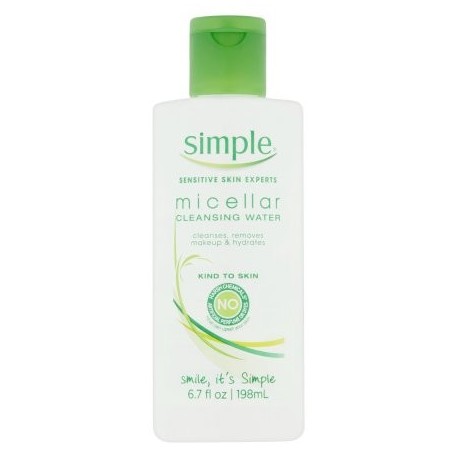 Simple Piel Sensible Expertos micelar Agua limpiadora 67 fl oz