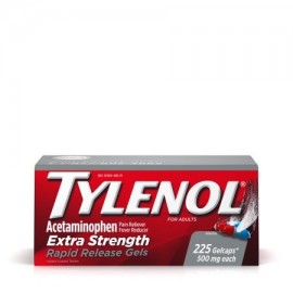 TYLENOL ® cápsulas de liberación rápida fiebre reductor y Analgésico 500 mg 225 ct.