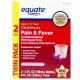 equate Bubble Gum Flavor Suspensión oral de los niños acetaminofeno reductor de la fiebre - Analgésico 4 fl oz 2 ct