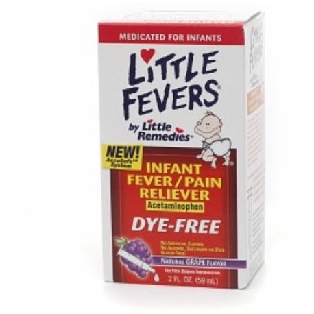 Little Remedies infantil Sabor Fiebre - Analgésico uva