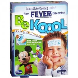 Be Koool Hojas de gel para niños Fever 4 Cada (paquete de 3)