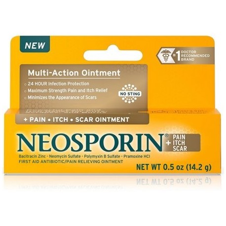 Neosporin - Dolor Itch Scar Multi-Acción Ungüento 05 oz (Pack de 2)