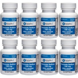 Docusato de sodio 100 mg genérico para Colace 100 Softgels para Gentle Relief fiable del paquete de estreñimiento ocasional de