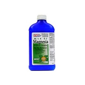 Milk Of Magnesia Líquido menta alivia el estreñimiento - 16 Oz