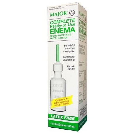 Major enema laxante salino 45 oz listos para el uso relevar el estreñimiento