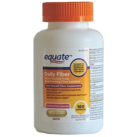 equate diario de fibra en polvo Laxante Tablets 160 ct