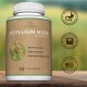 El psyllium prima de cáscara Cápsulas - 725 mg por cápsula -240 cápsulas - Potente cáscara de psyllium fibra suplemento ayu