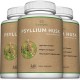 El psyllium prima de cáscara Cápsulas - 725 mg por cápsula -240 cápsulas - Potente cáscara de psyllium fibra suplemento ayu