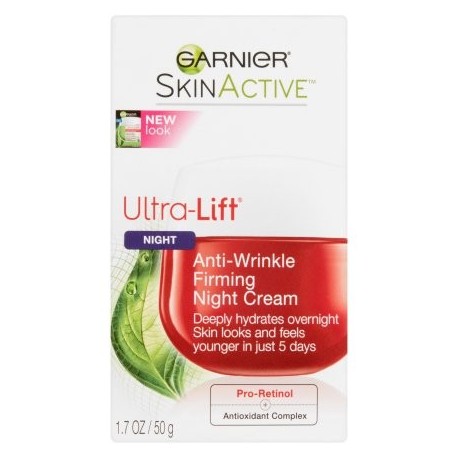 Garnier SkinActive Ultra-Lift Crema Antiarrugas Reafirmante Noche