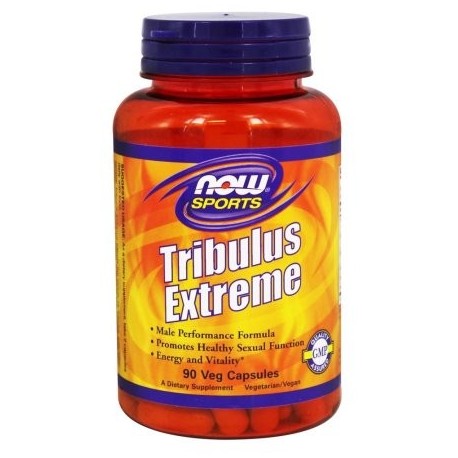 NOW Alimentos - Tribulus Rendimiento Extremo masculino Formula - 90 cápsulas vegetales