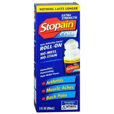 Stopain Extra Strength Roll-On 3 onzas (paquete de 3)