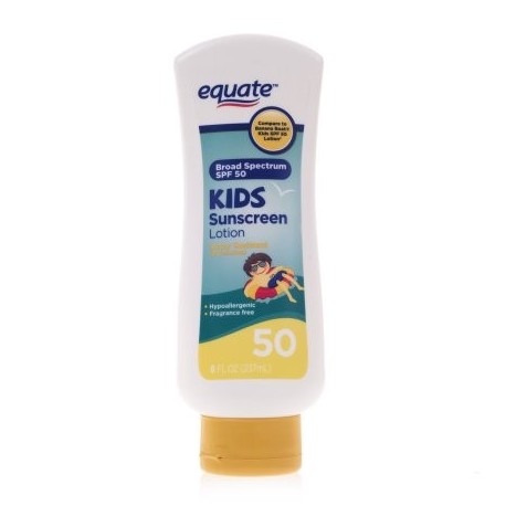 equate Niños loción de protección solar SPF 50 8 fl oz