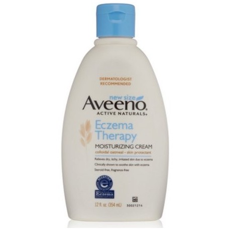 Aveeno activo Naturals Eczema Terapia Hidratante Cream 12 oz (Pack de 4)