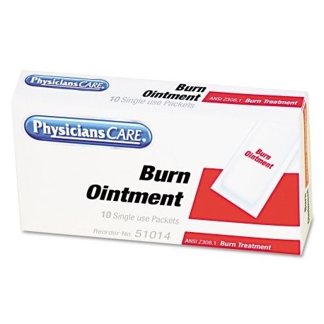 PhysiciansCare de primeros auxilios primeros auxilios Sólo kit de recarga Burn paquetes de crema 12 - Box