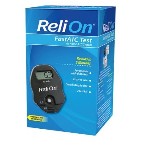 ReliOn Prueba Fasta1C Sistema de A1C en el Hogar