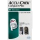 Accu-Chek compacto de glucosa en sangre tiras de prueba 51 Ct