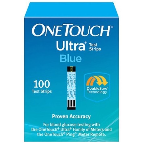 OneTouch tiras reactivas de glucosa Ultra Blue Blood 100 Ct