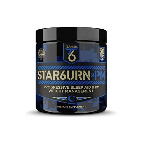 T6 STAR6URN PM FAT BURNING SLEEP AID 50 CAPSULAS