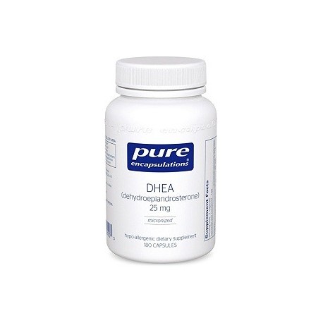 PURE ENCAPSULATIONS DHEA MAXIMO SOPORTE HORMONAL 25 MG 180 CAPS