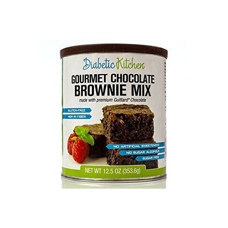 GOURMET CHOCOLATE BROWNIE MIX DULCE PARA DIABETICOS 354 GRAMOS