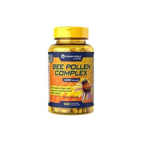 BEE POLLEN COMPLEX SUPLEMENTO ALIMENTICIO 1000 MG 100 CAPSULAS