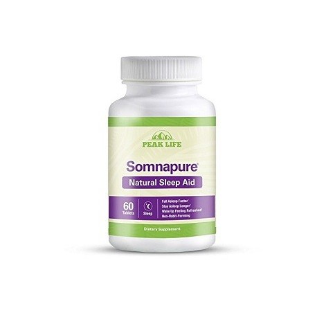 SOMNAPURE FORMULA NATURAL PARA DORMIR MEJOR 60 CAPSULAS