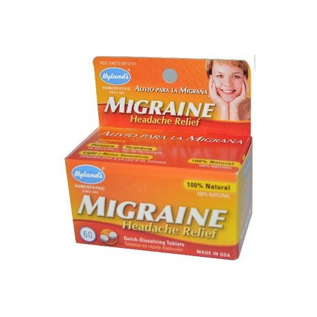 MIGRAINE HEADACHE RELIEF 60 TABLETAS