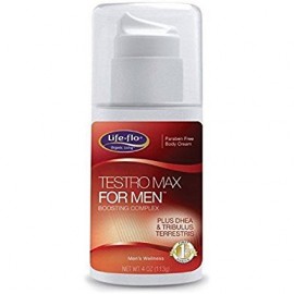 Fácil de aplicar por mayor Life-Flo Testro Max For Men Crema Corporal w - Hierbas 4 oz