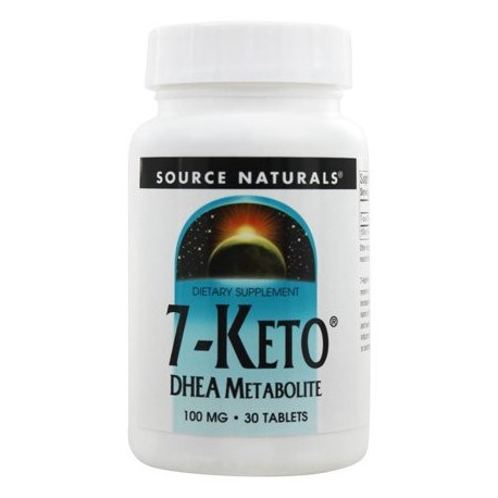 Source Naturals - 7-Keto DHEA metabolito 100 mg. - 30 Tabletas