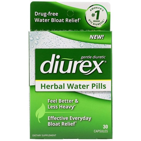 DIUREX HERBAL WATER PILLS 30 CAPSULAS