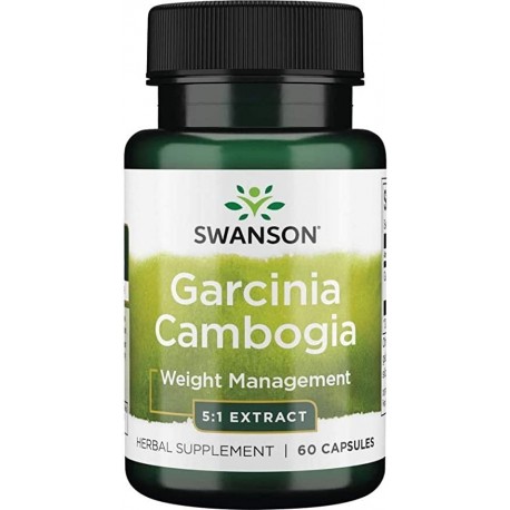 SWANSON GARCINIA CAMBOGIA 51 EXTRACTO 80 MILIGRAMOS 60 CAPSULAS