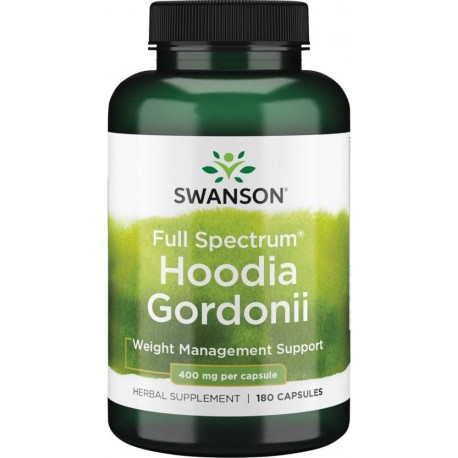 SWANSON HOODIA GORDONII 400 MG 180 CAPSULAS