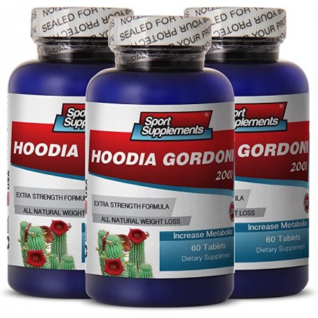 PARCHE HOODIA PARA ADELGAZAR HOODIA GORDONII CACTUS 2000MG DIETA 180 3 FRASCOS