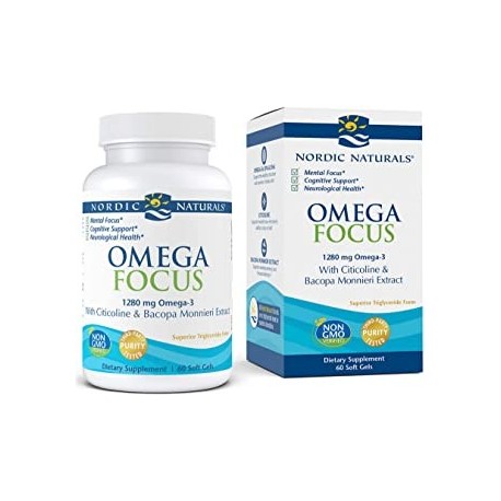 NORDIC NATURALS OMEGA FOCUS LIMON 60 GELES SUAVES 1280 MG OMEGA3