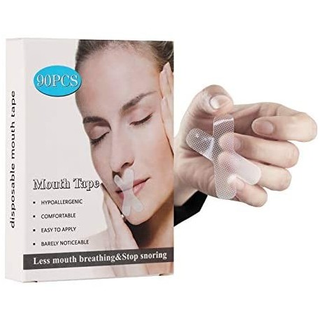 SLEEP TIRAS DE 90 PCS CINTAS AVANZADO SUAVE LA BOCA PARA UNA MEJOR RESPIRACION NASAL