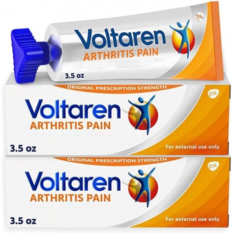  GEL DE DOLOR DE ARTRITIS VOLTAREN PARA ALIVIO DE DOLOR DE ARTRITIS TOPICA TUBOS DE 35 OZ 100 G PAQUETE DE 2