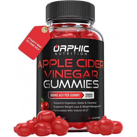 APPLE CIDER VINEGAR GUMMIES 60 CAPSULAS