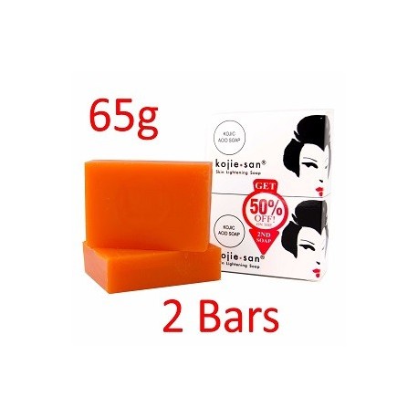 KOJIC ACID SOAP 65 GRAMOS 2 JABONES BLANQUEAR LA PIEL