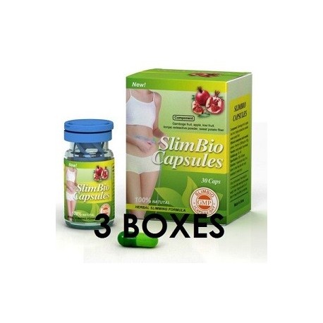 SLIM BIO CAPSULES 30 CAPS X 3 CAJAS