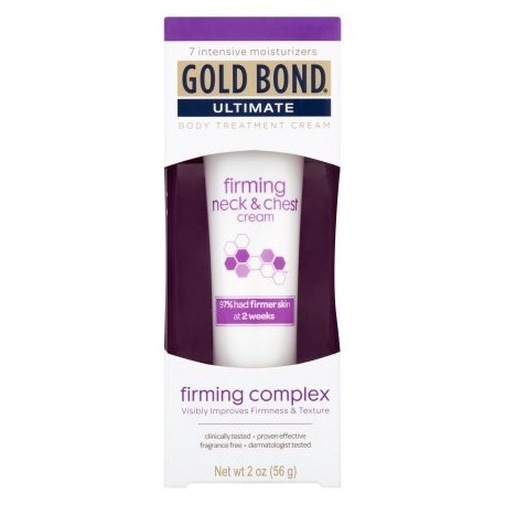 Gold Bond Ultimate del cuello y del pecho Reafirmante Corporal Tratamiento Crema, 2 oz